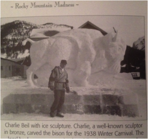 Snow Sculpture in Banff